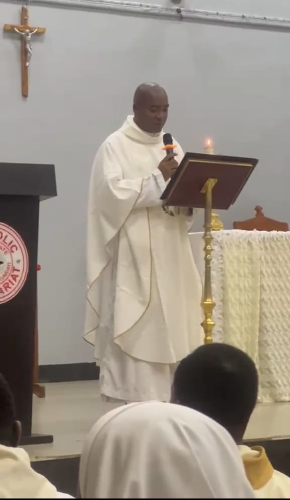 Fr. Michael Banjo, Mother's Requiem Mass